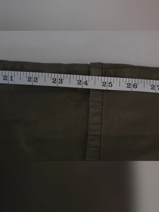 American Eagle Outfitters Olive Green Stovepipe Pants - Picture 5 of 7